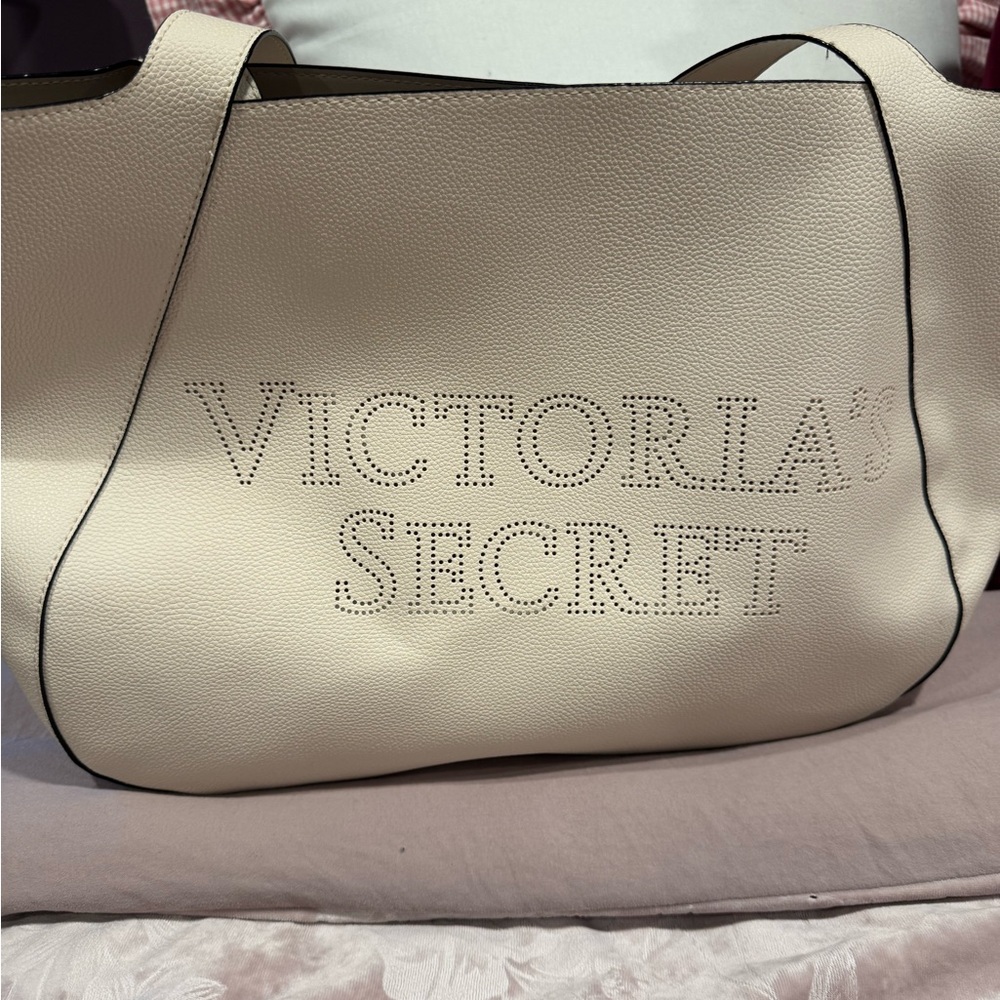 Victoria's Secret Cream Tote Bag